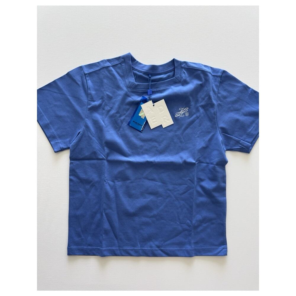 ADERERROR Blue Dancy T-Shirt Size A1 Blue NWT small